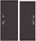 Дверь BULDOORS FAMILY ECO STEEL букле шоколад