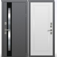 Дверь OIKO Termo 402 Антик серый / Белый